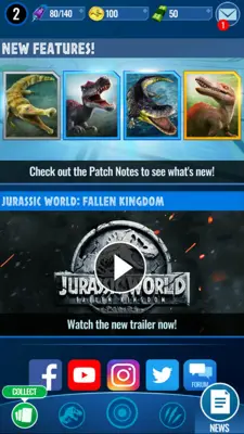 Jurassic World Alive android App screenshot 6